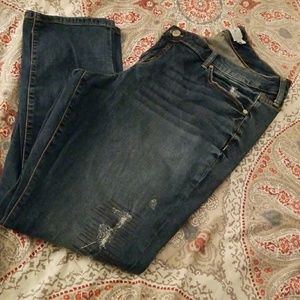 Torrid destructed boyfriend jeans